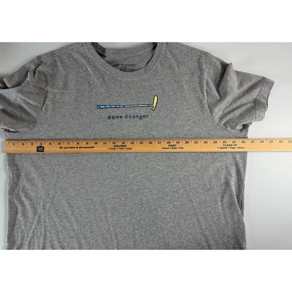 Life Is Good Men's Game Changer Golf Crusher T Shirt Gray Cotton Blend Size XXL - Picture 8 of 11